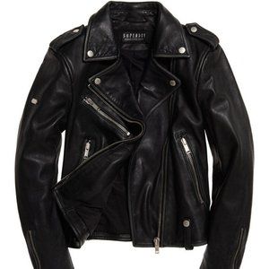 Superdry leather jacket